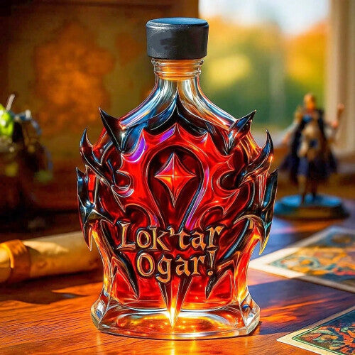 (transparent, Warcraft bottle-2; transparent) Longhorns Whiskey Bottle