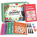 Magic Grooved Writing Practice Books, Reusable Handwriting Practice Books, Groove Workbooks, Handwriting Practice For Kids 3 +, Large Writing Practice