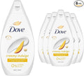 Dove Creamy Indulge Body Wash Body Cleanser shower gel with mango nectar & tropical, floral notes for softer, smoother skin after one shower 6x 450 ml