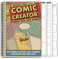 ComicCreator - Create Your Own Comic Book in a Comic Book Drawing Kit - Learn How to Draw and Structure a Cartoon/Anime inc. World, Character & Story Planning w/Blank Panels. Drawing Gifts for kids
