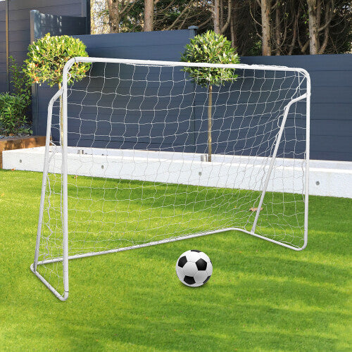 Football Goal Post for Practice - Outdoor Net 7FT x 5FT, Steel Frame, Easy Assembly