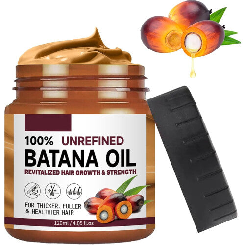 Batana Oil for Hair Growth â€“ 100% Pure Organic Batana Oil, Raw & Moisturizing Hair Butter for Healthy, Strong Hair