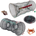 2x GIANT LOBSTER CRAB CRAYFISH BAIT FISH LIVE TRAP CAGE POT 60 x 30cm