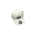 (Black Embroidery) Alo Letter Embroidery Baseball Cap For Women Casual Sun Protection Hat Fashion
