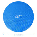 (8Ft Pool Cover (Inflatable Pool)) Solar Pool Cover for 8, 10, 12 & 15ft Fast Set Inflatable Paddling Swimming Pool