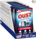 Oust Powerful All Purpose Descaler, New Formula, Limescale Remover – Ideal for Kettles, Coffee Machines, Irons and Shower Heads, 3 Sachets x 6 (18 Sachets Total)