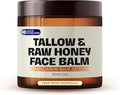 NX1 PROJECT Beef Tallow & Raw Honey Balm - Grass-Fed British Beef Tallow Skin Care Enriched with Scottish Raw Honey, Beeswax & Almond Oil - Deep Natural Hydration for Dry Skin - Mandarin Silk