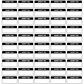 Quality control labels Asset number- 50 Stickers 40mm x 20mm