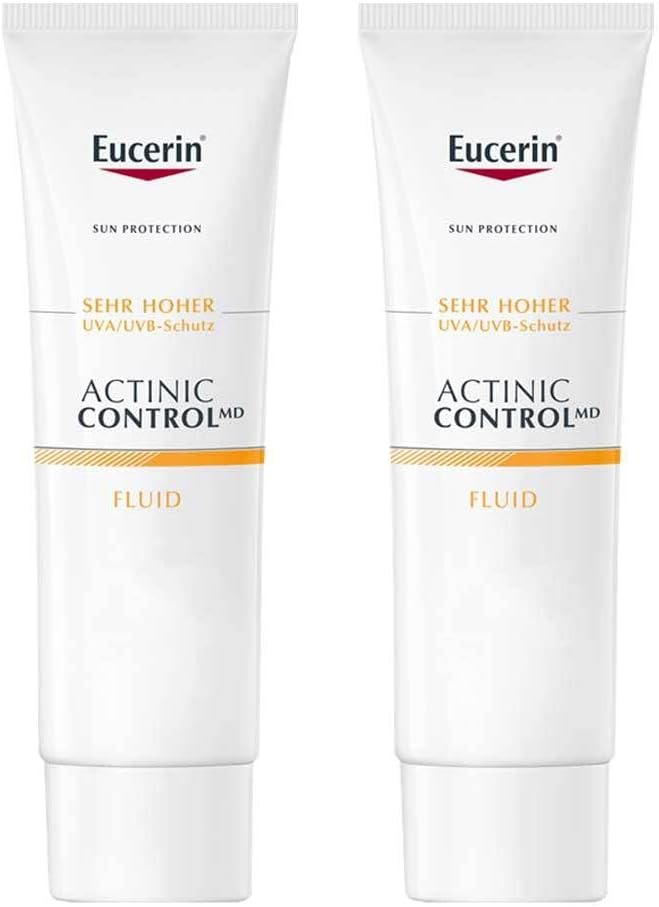 Eucerin Sun Actinic Control SPF100 Fluid Protezione Cheratosi Attinica, 80ml