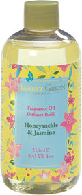Hassett Green London - Honeysuckle & Jasmine - Fragrance Oil Reed Diffuser Refill - Larger Size 250ml Bottle