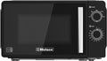 Belaco 800W Microwave Compact Size Microwave Oven with Manual Control, 5 Power Levels, 20L Capacity, Timer Function, Easy Clean Interior Ideal for Home or Office Use