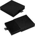 Yolev 2 Pack Jewelry Gift Boxes Cardboard Jewelry Boxes, 2.9x3.1x0.7Inch Small Gift Boxes for Bracelets Earrings Necklaces Jewelry Gift (Black)