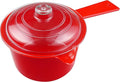 Microwave Saucepan and Lid 600ml Red - BPA Free & Dishwasher Safe Microwave pan 14 x 12 x 21cm