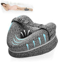 BEAUTRIP Leg Pillow | Ergonomic Side Sleeping Pillows | Memory Foam Knee Pillow with Strap for Side Sleeper | Leg Support Cushion with Removable and Washable Cover