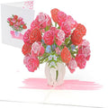 Magic Moments® Pop Up Card Red Roses – Handmade Valentines Card for Her Wife – Personalised 3D Birthday Cards for Women Girlfriend with Magical Envelope