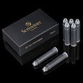 Scriveiner Fountain Pen Ink Cartridges - Black - 20 Standard International Ink Cartridges, Made in UK, The Best Cartridge for Your Scriveiner Pen, Refill Size Fits A Wide Range of Fountain Pens