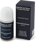 Natural Deodorant - Coconut & Ocean | Aluminium-Free | 24-Hour Protection for Men & Women | Vegan & Cruelty-Free | For Sensitive Skin | Glass Bottle | 100% Recyclable