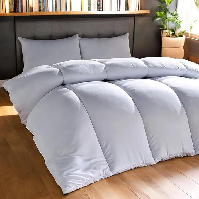 LSC 13.5 Tog Warm & Cosy Double Size Duvet Extra Warm Thick Heavyweight Cosy Winter Quilt Duvet Anti Allergy Machine Washable Ideal for Cold Nights 13.5TOG, DOUBLE (200 cm x200 cm )