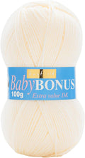 Sirdar Hayfield Bonus DK Double Knitting, Baby Cream (855), 100g