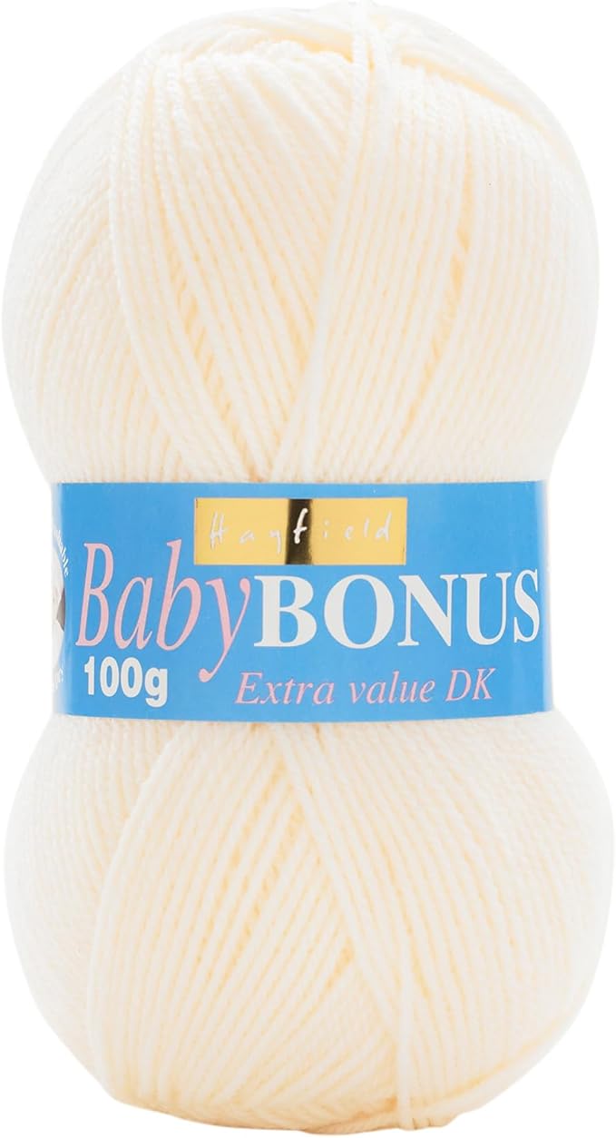 Sirdar Hayfield Bonus DK Double Knitting, Baby Cream (855), 100g