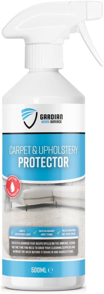 Carpet and Upholstery Protector Spray – 500ml Repels Stains Water and Dirt Fabric Protector for Furniture, Carpet, Sofa, Shoes and Clothing