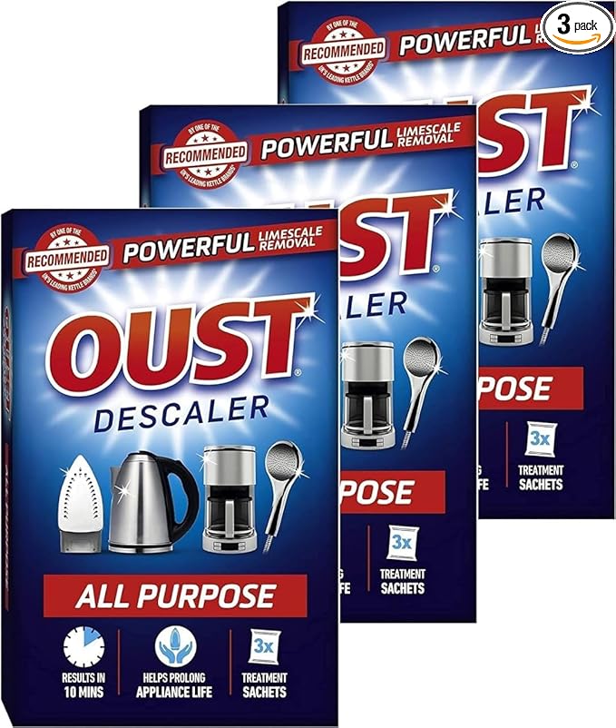 3 x 3 All Purpose Descaler-Washing machine and Dishwasher Descaler-MultiPurpose Descaler Liquid