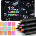 Easter Gifts for Kids,12 Rainbow Pencils,colouring pencils for Adults,Art Supplies Drawing Coloured Pencils,Birthday Gifts for Kids Girls Boys Teenagers Children