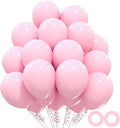 Pink Balloons, 50 Pcs 12 Inch Balloons, Baby Pink Latex Balloon for Birthday Party, Gender Reveal, Bridal Shower, Baby Shower Wedding, and Princess Theme Girls Party Decorations