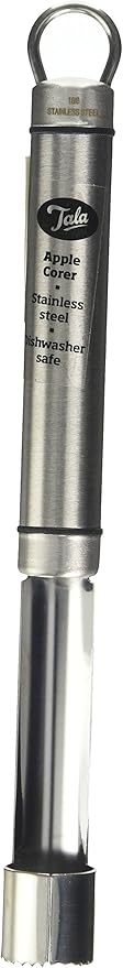 Tala Stainless Steel Apple Corer, Perfect for Removing Apple Cores, Seeds and pips, can Also be Used to Core Other Fruits Like Pears, Dishwasher Safe