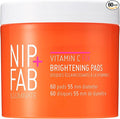 Nip + Fab Vitamin C Fix Brightening Pads for Face, Facial Pad with Anti-Aging Pomegranate and Coffee Seed Extract to Brighten Even Tone Skin, 60 Pads