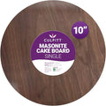 Culpitt Masonite Cake Board, Extra Strong, Round, Pack of 1, Wood Effect - 10 inch 901771