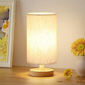Aooshine Bedside Lamps, 3000K Warm White Table Lamp, Small Lamps for Living Room - Simple Bed Lamp Desk Lamps with Button Switch for Kids Room, Study, Dorm, Office, Shelves(Bulb Included)