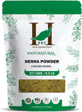 H&C 100% Pure Natural Henna Powder (Lawsonia Inermis) 227 Gms (1/2 Lb) For Hair…