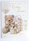 Baby Shower Card - Unisex Design - Size: 7.5" x 5.25" BSb