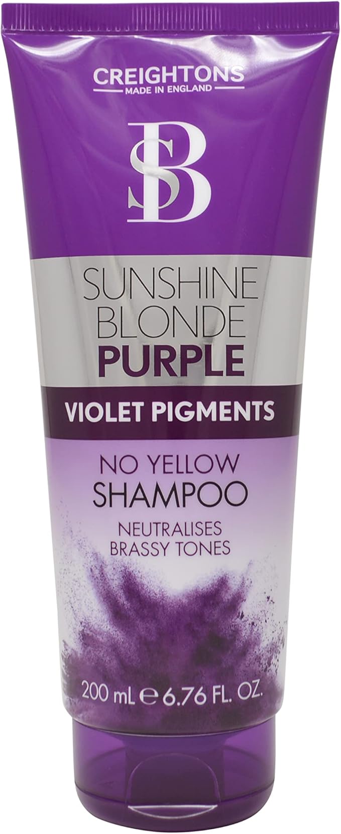 Creightons Sunshine Blonde Silver Tone Correcting Shampoo (200ml) - Brightens Blonde & Neutralises Brassiness. For Blonde, Platinum & White hair.
