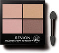 Revlon ColorStay 24 Hour Eyeshadow Quad with Dual-Ended Applicator Brush, Longwear, Intense Color Smooth Eye Makeup for Day & Night, Decadent (505) Unisex