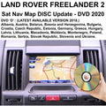 LAND ROVER FREELANDER 2 - Sat Nav Map DISC Update DVD UK & Europe 2020