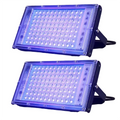 2 Pcs UVA Black Light 220V-240V Black Lights IP65 Waterproof Black Light for Black Light Stage Lighting Body Paint 100W