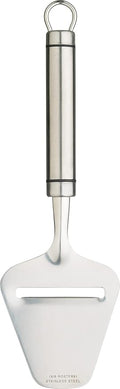 KitchenCraft Oval Handled Professional Stainless Steel Cheese Planer, Cheese Slicer Kitchen Tool, 23.5cm