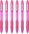 ZEBRA Z-Grip Smooth - Retractable Ballpoint Pen - Pack of 6 - Pink