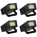 4 Pieces Strobe Lights, Bright LED Lights Mini Adjustable Flash Speed Control Stage