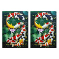 2X 5D Art Full Diamond Kits Embroidery Home Decors