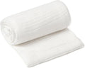 Clair de Lune Soft Cotton Cellular Shawl Baby Pram Blanket White 70 x 90 cm