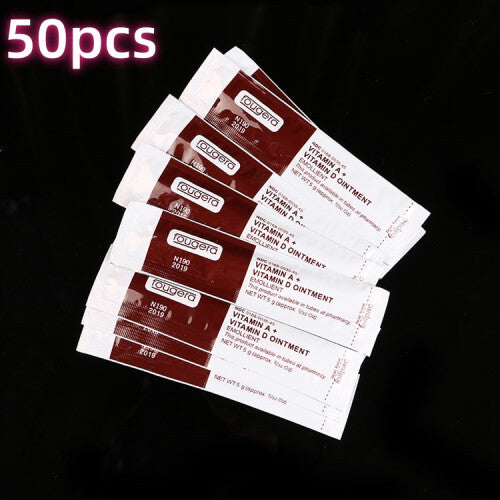 (50PCS) Tattoo Eyebrow Lip Repair Aftercare Vitamin Ointment Anti Scar Healing Gel Cream