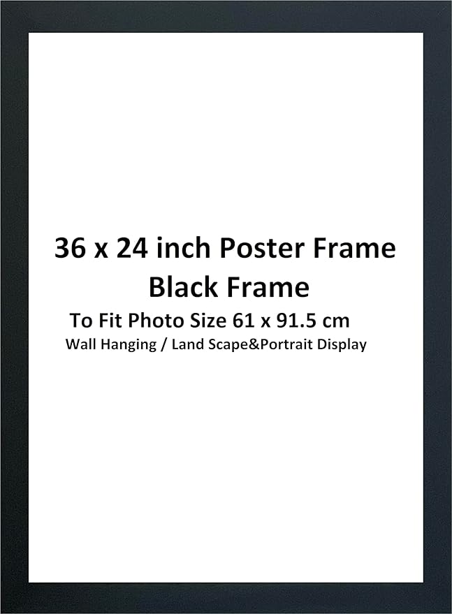 DECORO 36x24Inch Black Photo Frames, 61x91cm, Black