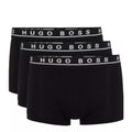 (small) HUGO BOSS Stretch Cotton Boxer Trunks, Pack of 3