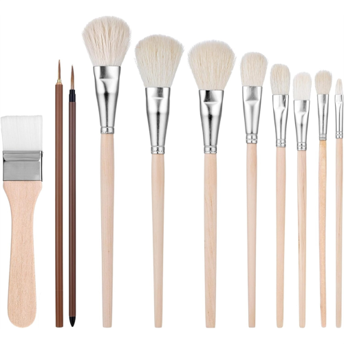 11PCS Mop Brush for Acrylic Painting
Mop Brush for Acrylic Painting
