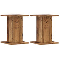 (old wood, 30 x 30 x 40 cm) vidaXL Speaker Stands Living Room Speaker Floor Stand 2 pcs Engineered Wood