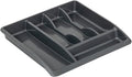 Addis 510855 Plastic Drawer Organiser, Metallic, 40 x 38.5 x 6 cm