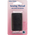 Hemline Polyester Sewing Thread Black -